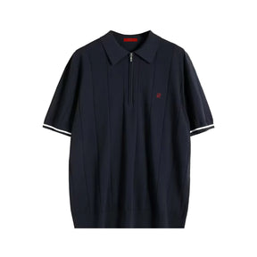 Chch 2024 novo verão camisa polo de malha com nervuras para homens respirável e legal marca qualidade camisas polo texturizadas dos homens