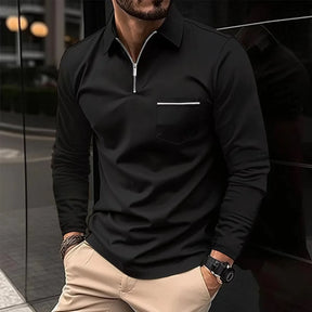 Polo Masculina Manga Longa