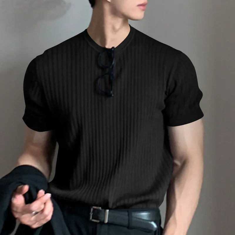 Camiseta Masculina Luxo Leve Manga Curta Vestorinni