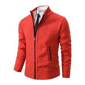 Cardigan Masculino de Flanela com Zíper