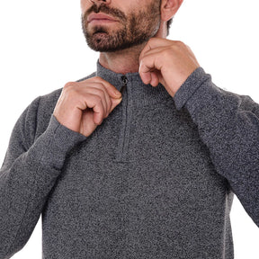 Suéter Tricot Gola Alta com Zíper